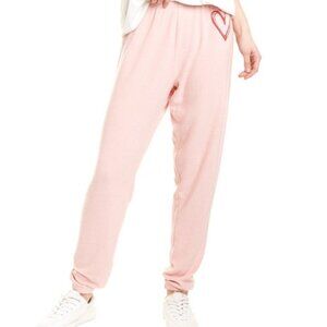 New Wildfox Sketchy Heart Knox Pink Jogger Sweatpants Valentine's NWT